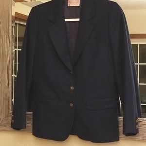 Pendelton - Vintage virgin wool Navy Blazer